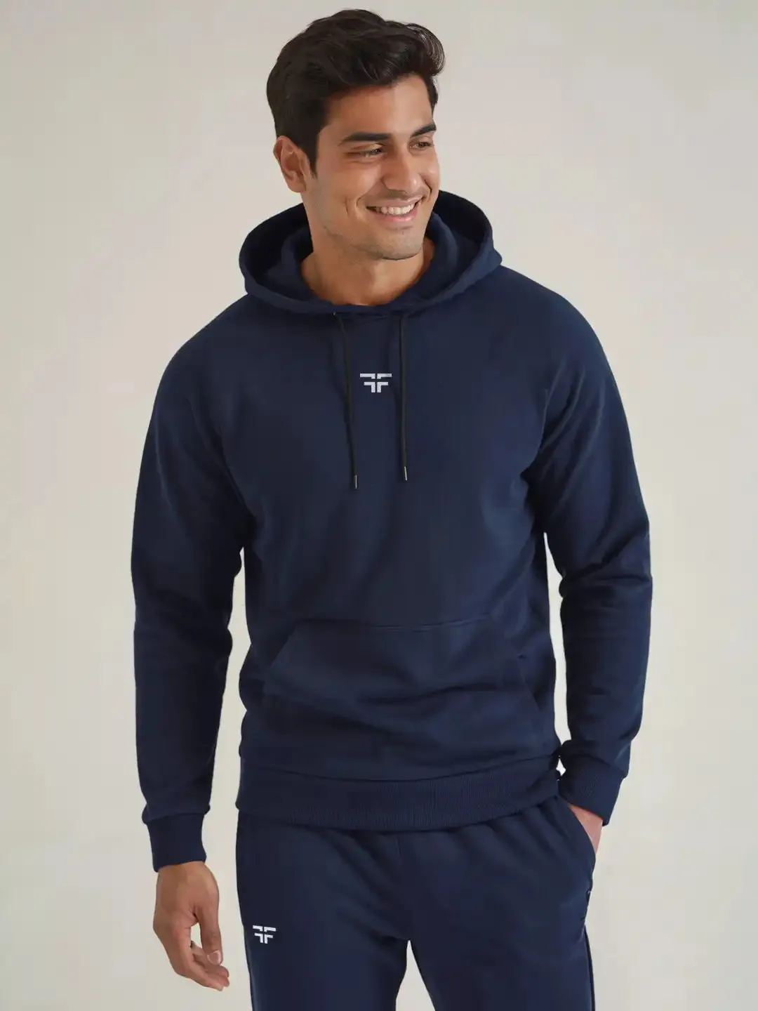 || NAVY THERMAL CO-ORD SET (HOODIE AND JOGGER COMBO) ||