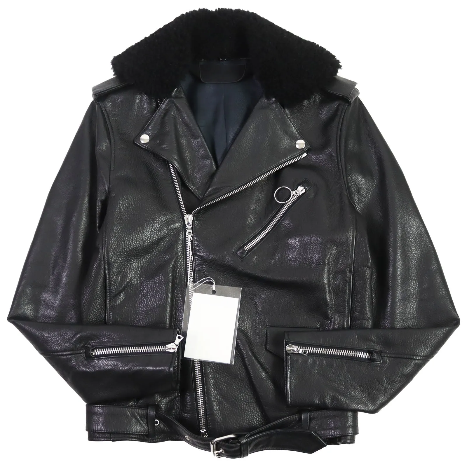 Acne Studios Araki PAW16 Leather Jacket Black 44