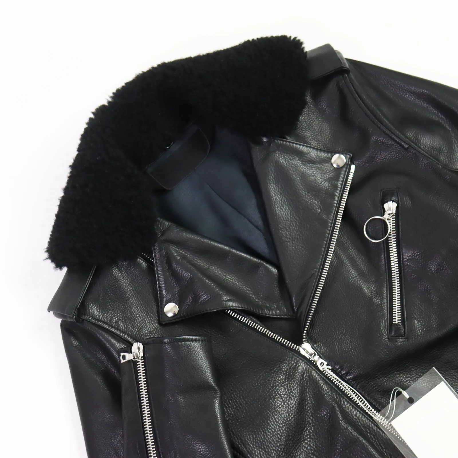 Acne Studios Araki PAW16 Leather Jacket Black 44