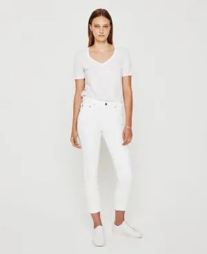 AG Denim Ex Boyfriend Slim in Tonal White