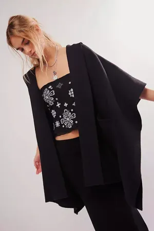 All I need cozy hooded kimono