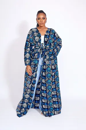 ANELE AFRICAN PRINT KIMONO