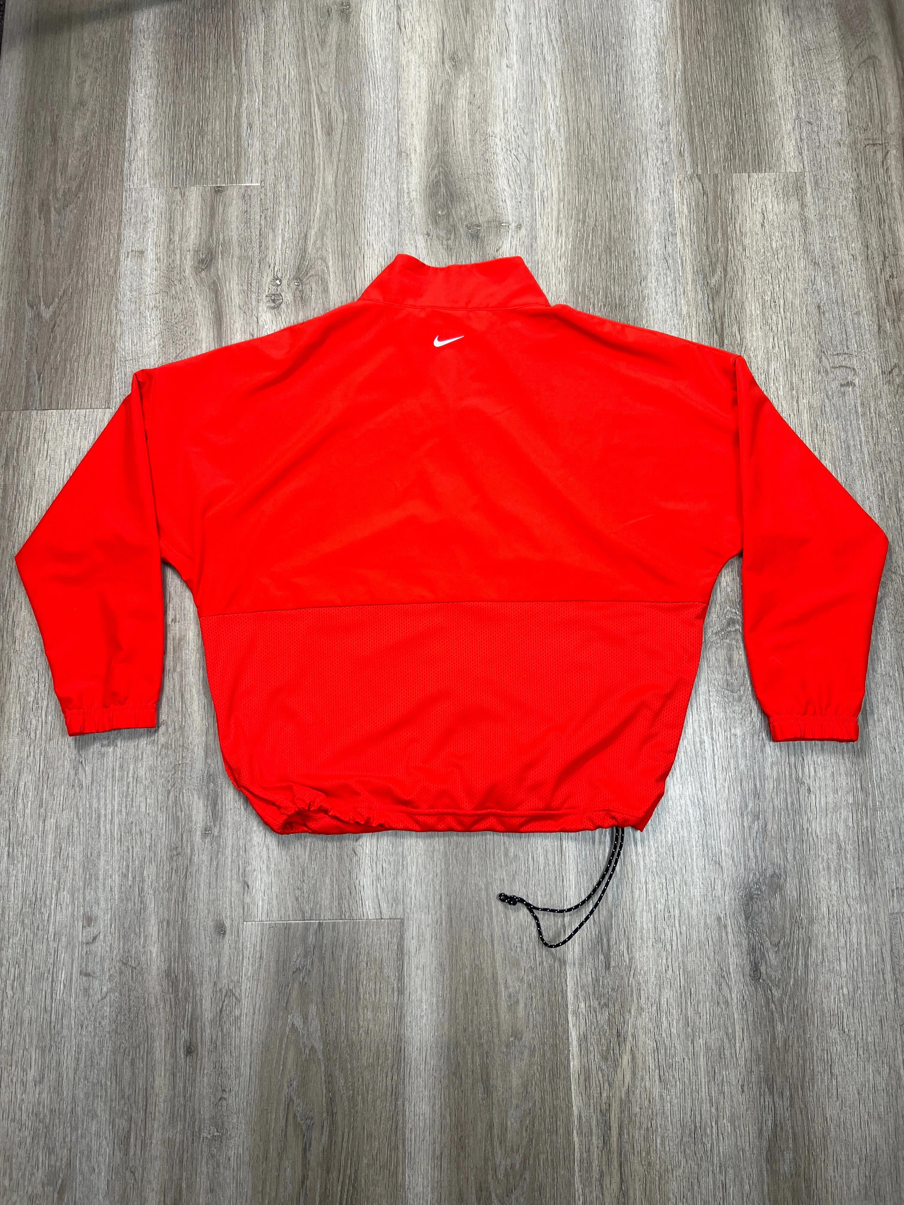 Athletic Jacket By Nike Apparel In Orange, Size: Xs