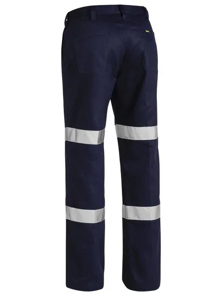 Bisley Taped Biomotion Cotton Drill Work Pants (BP6003T)