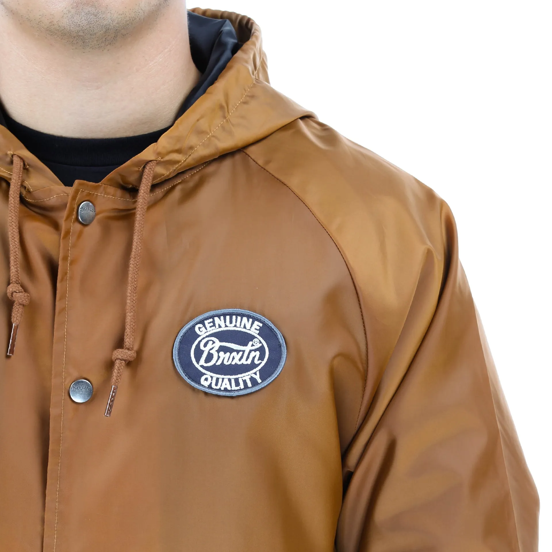 Brixton Merced Hooded Jacket - Rust