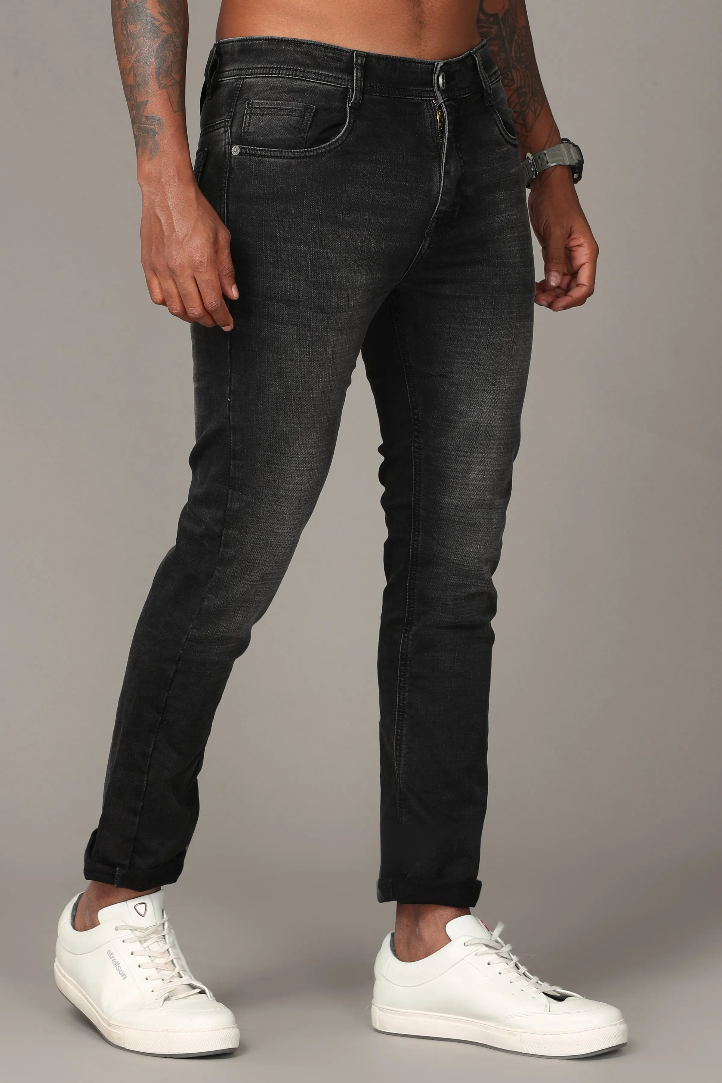 Carbon Black Denim Jeans