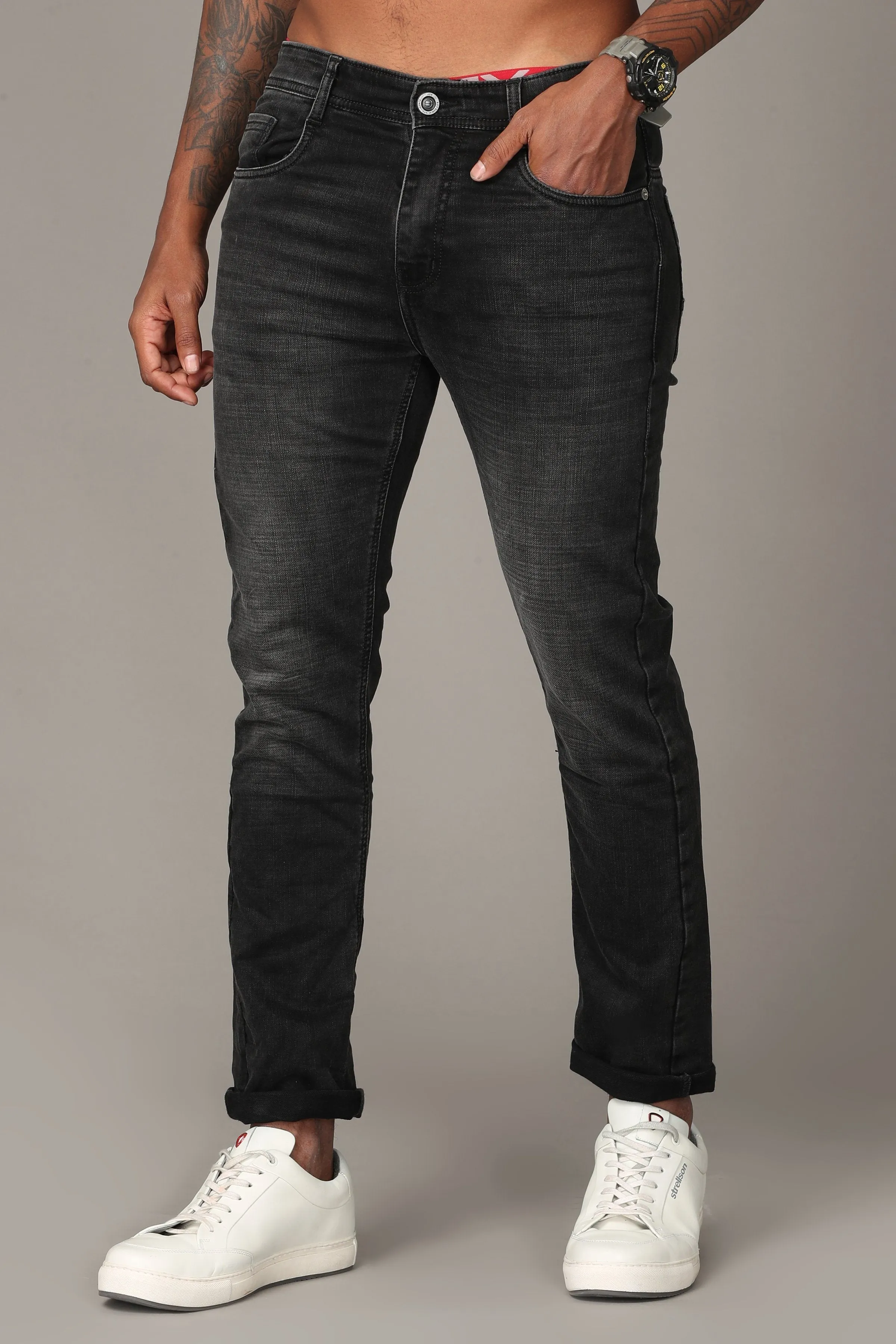 Carbon Black Denim Jeans