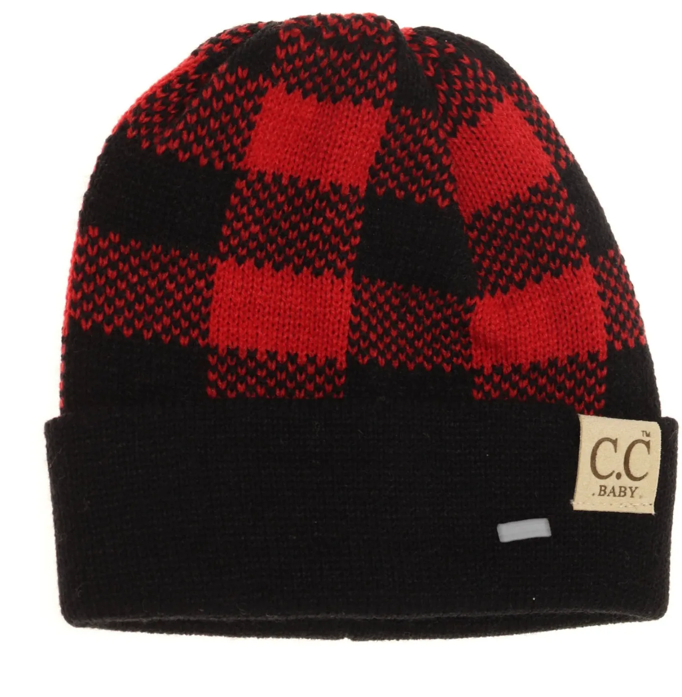 CC Baby Buffalo Plaid Beanie