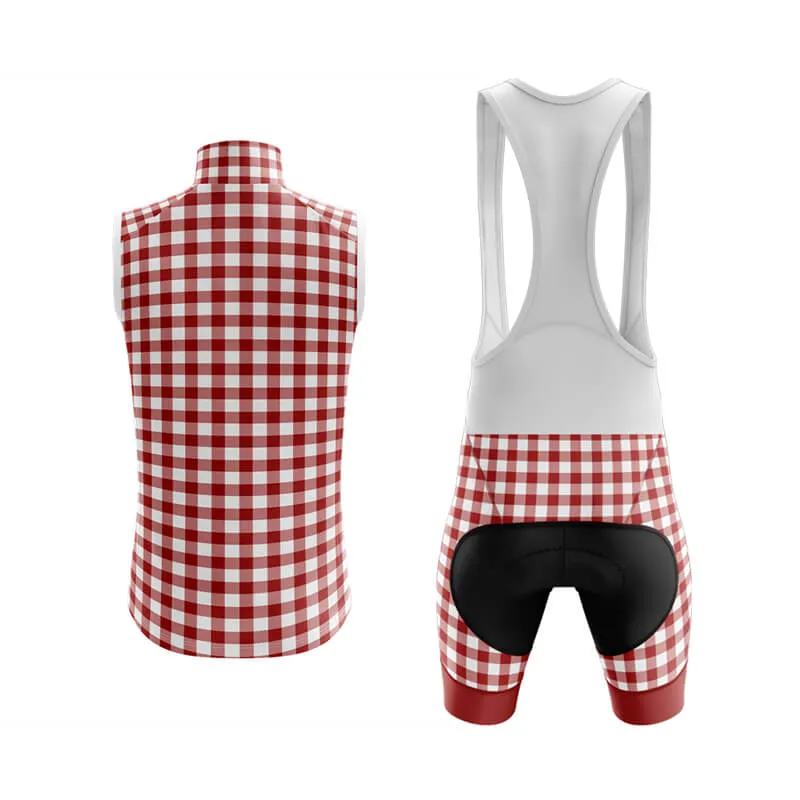 Checkered (Red) Club Cycling Kit