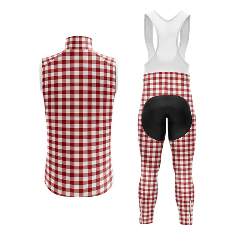 Checkered (Red) Club Cycling Kit