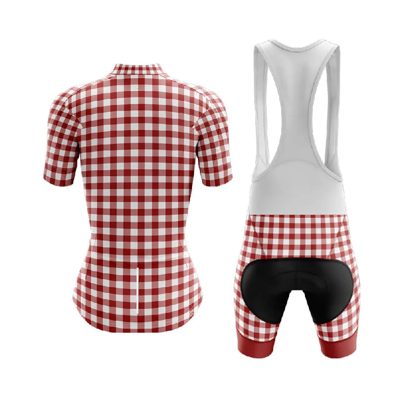 Checkered (Red) Club Cycling Kit