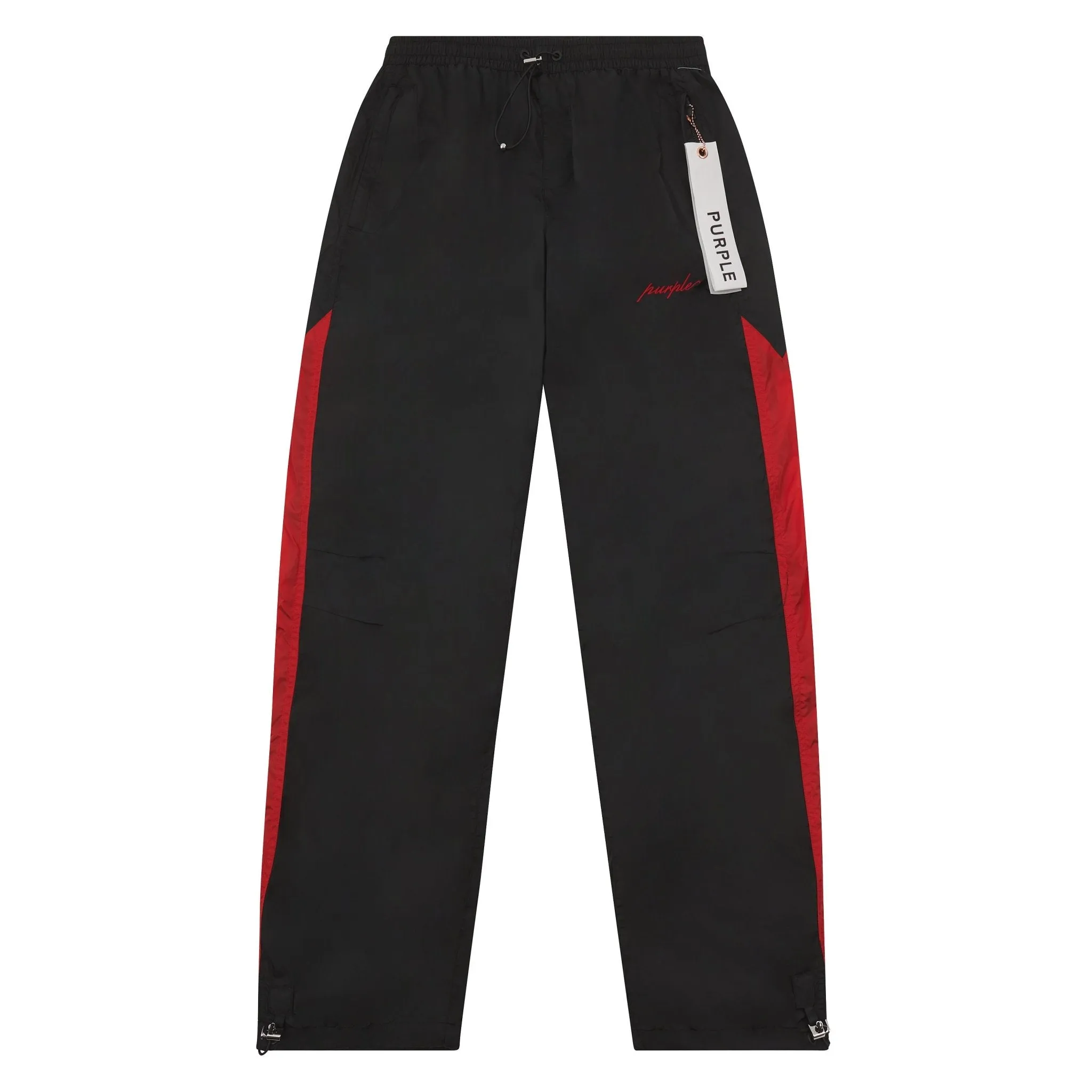 Color Blocked Trackpant | Black/Red