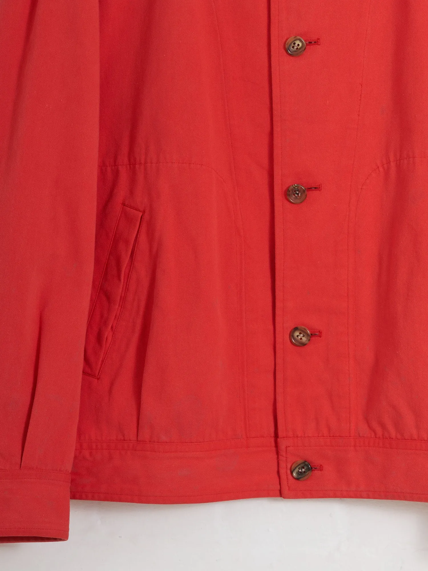 Comme des Garcons Homme Plus 1990 faded orange-red cotton work jacket - M L