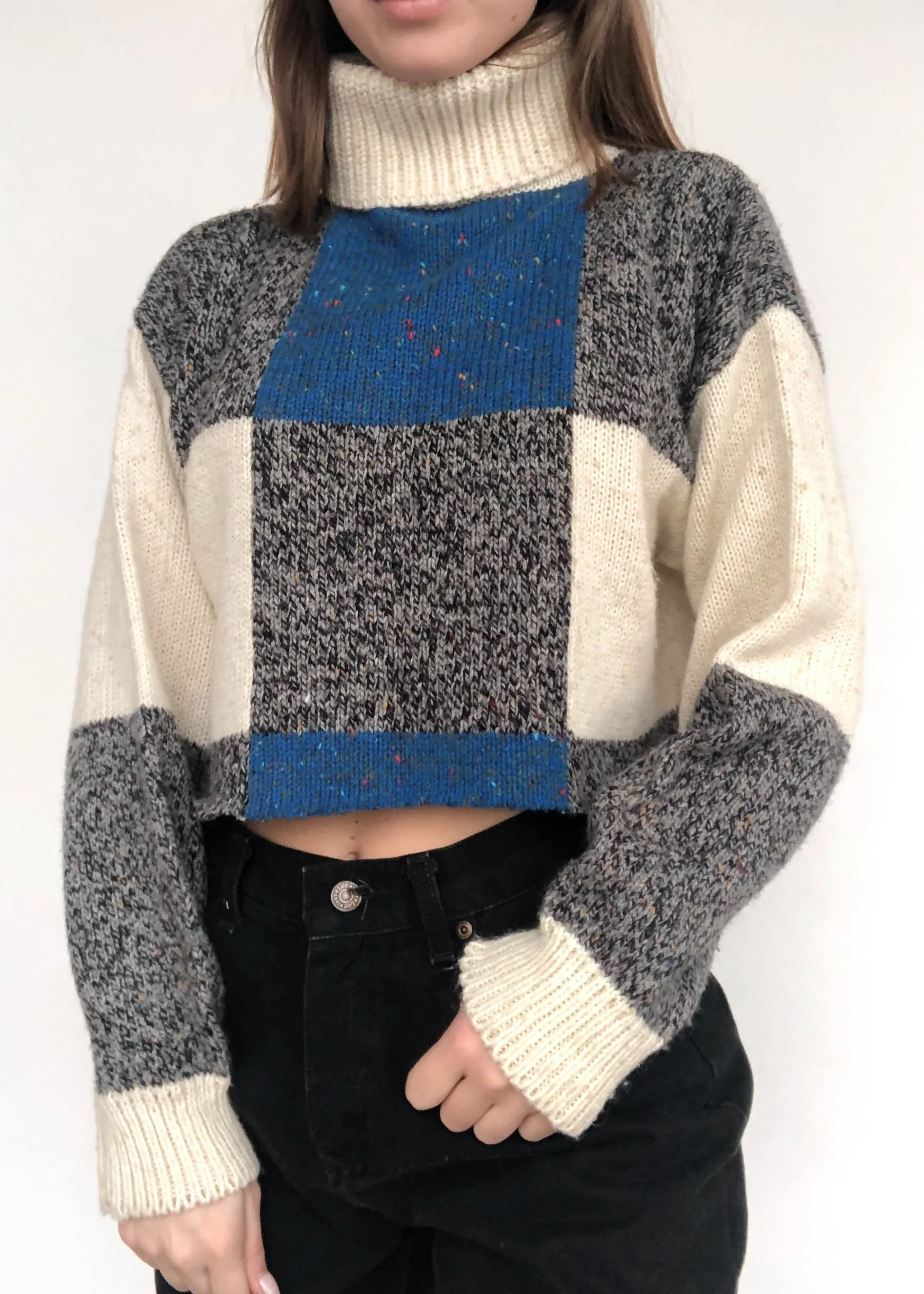 Confetti Knit Turtleneck