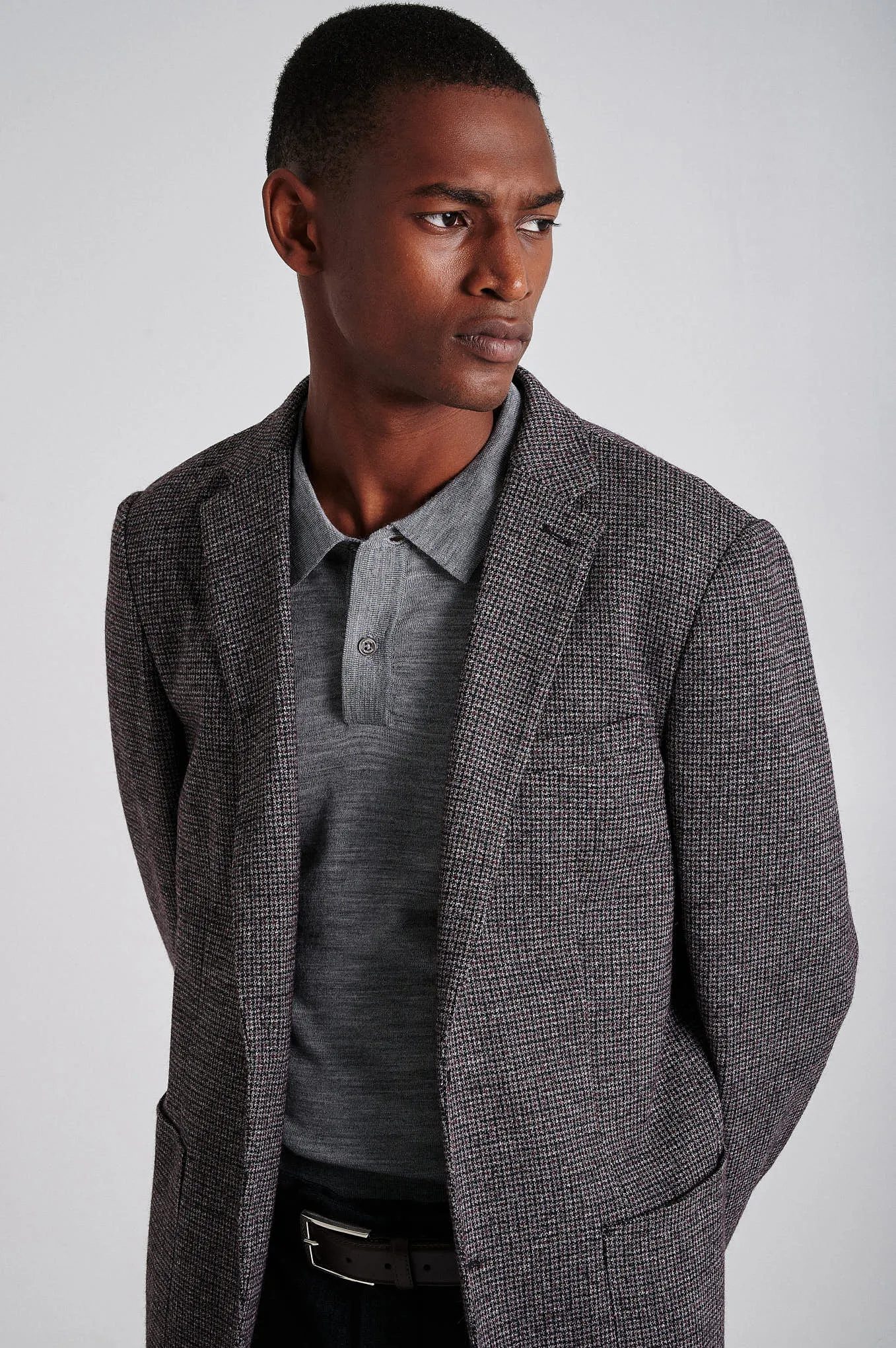 Deconstructed Comfy Jersey Blazer