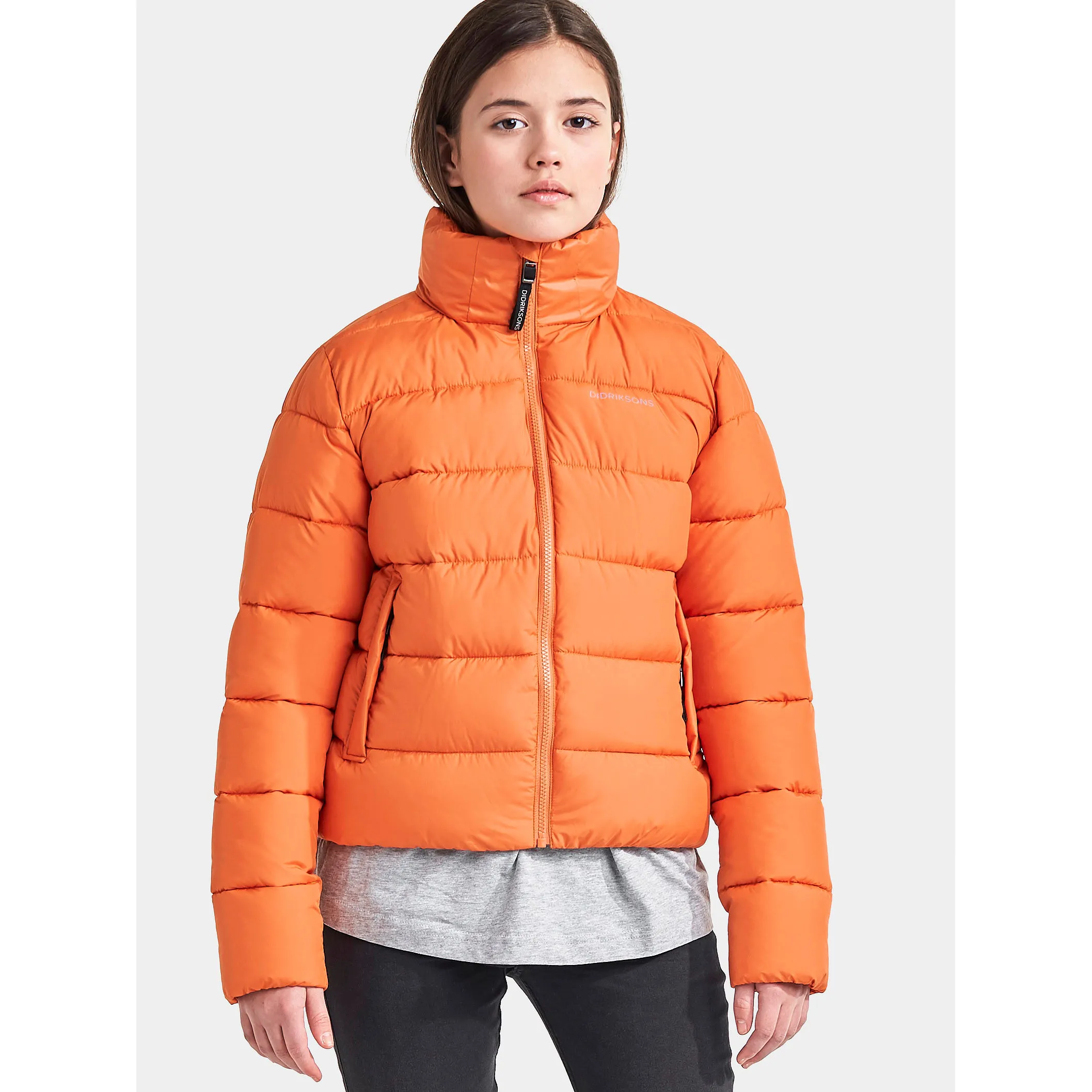 Didriksons Rose Girls Jacket Burnt Orange | Buy Didriksons Rose Girls Jacket Burnt Orange here | Outnorth