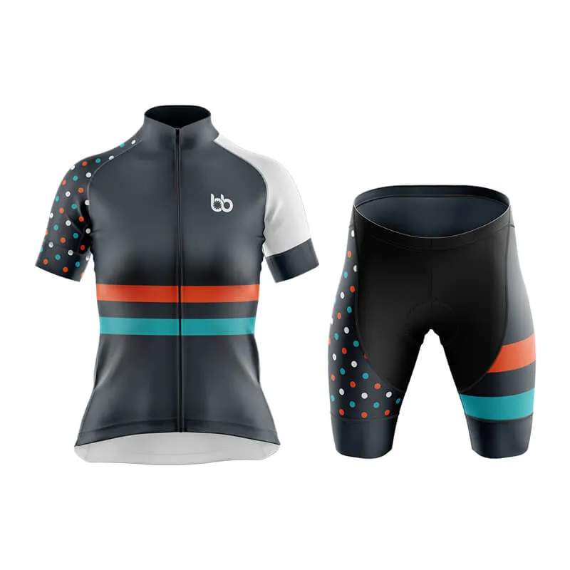 Dot and Stripe Club Cycling Kit (Grey)