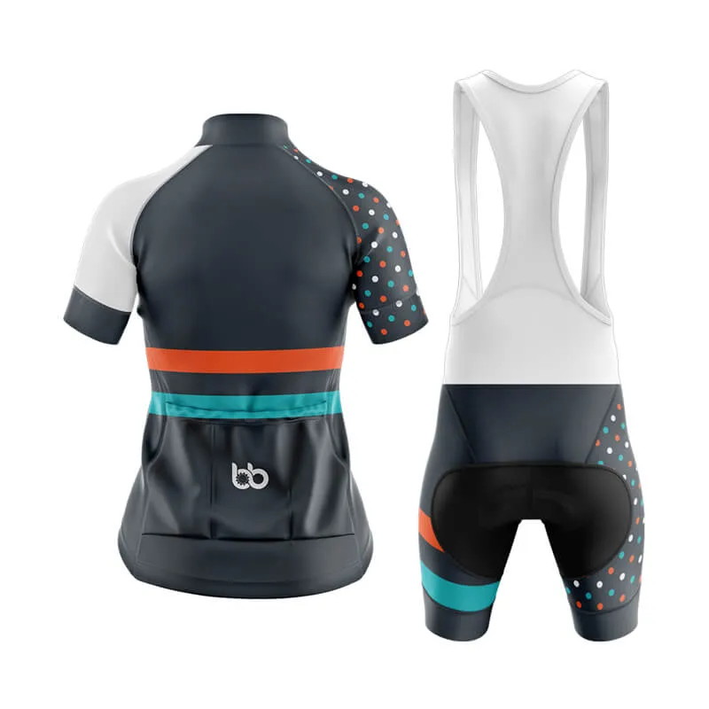 Dot and Stripe Club Cycling Kit (Grey)