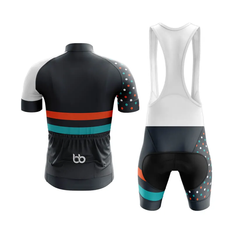 Dot and Stripe Club Cycling Kit (Grey)