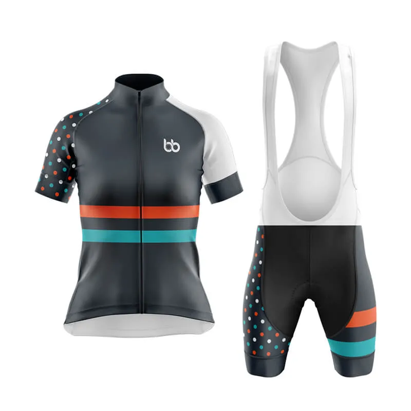 Dot and Stripe Club Cycling Kit (Grey)