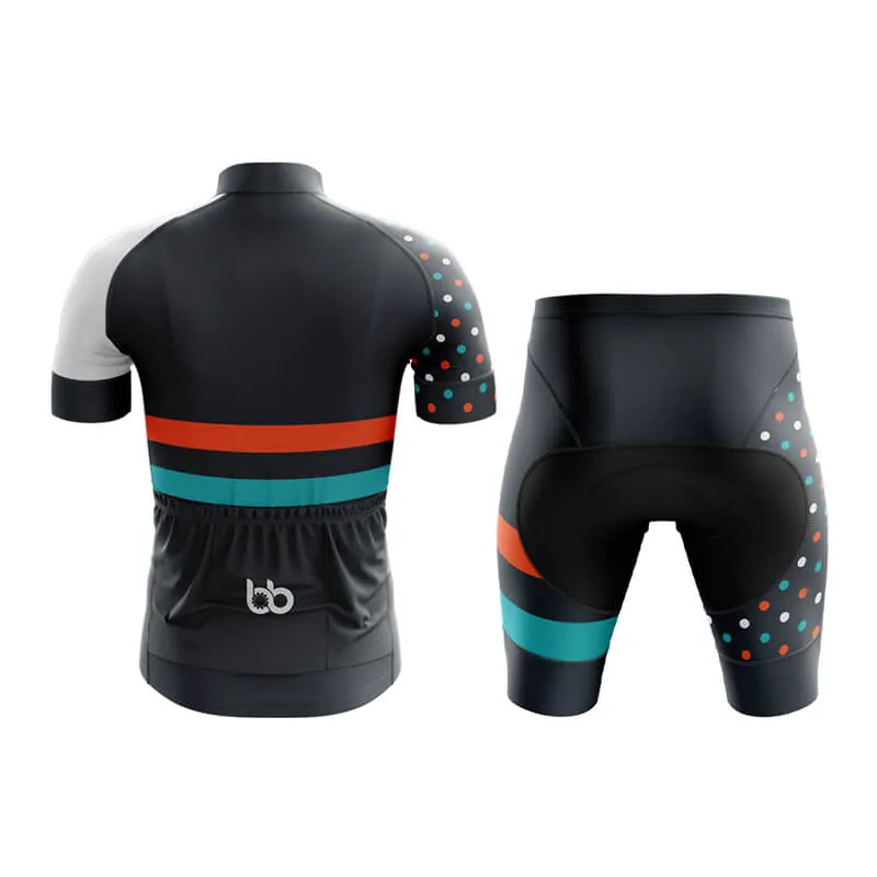 Dot and Stripe Club Cycling Kit (Grey)