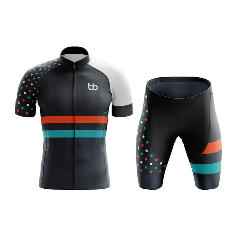 Dot and Stripe Club Cycling Kit (Grey)