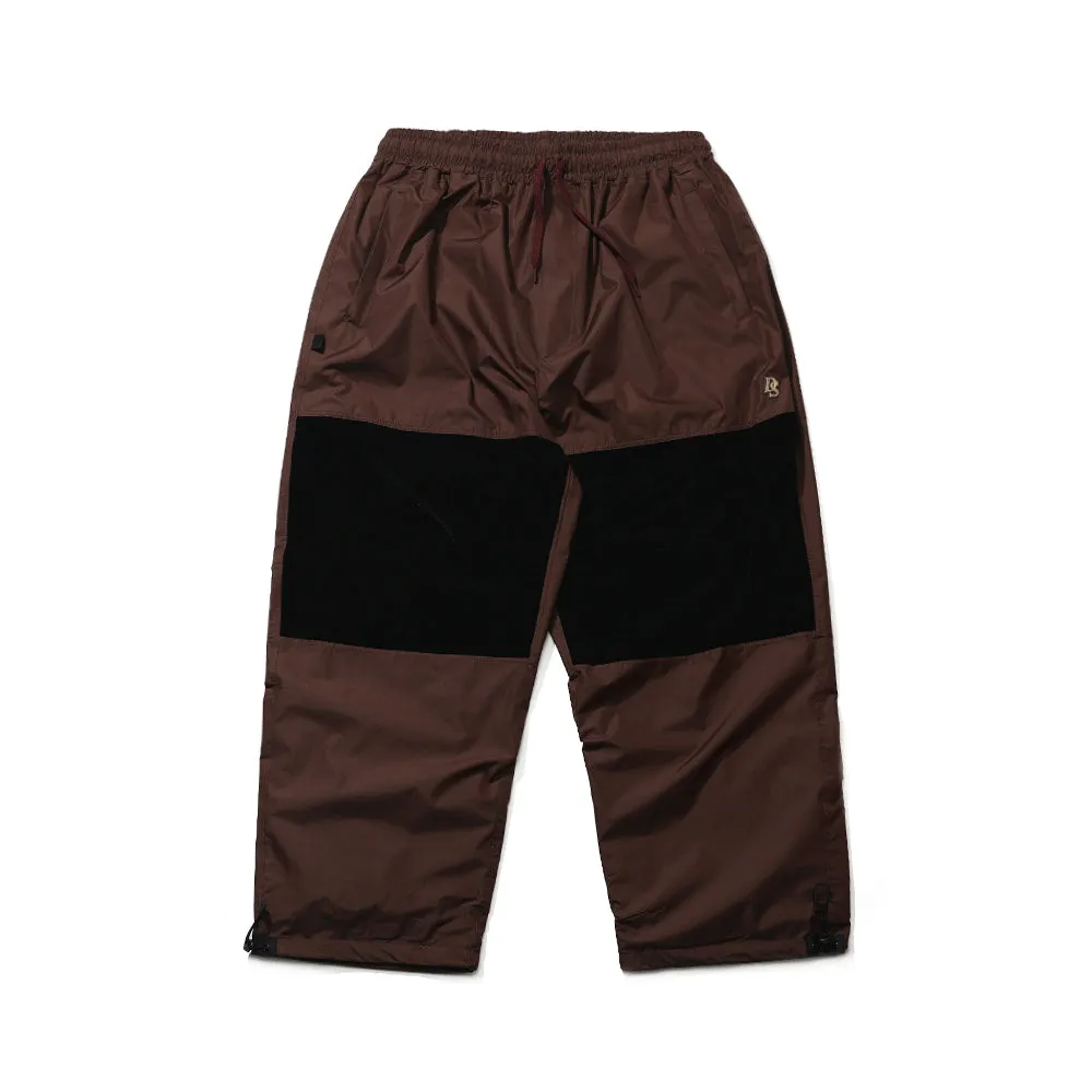 DSXBR 2ND VELVET WIDE BOX PANTS CHOCOLATE