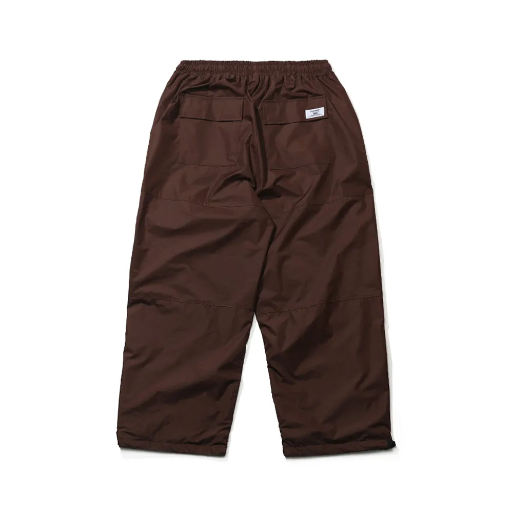 DSXBR 2ND VELVET WIDE BOX PANTS CHOCOLATE