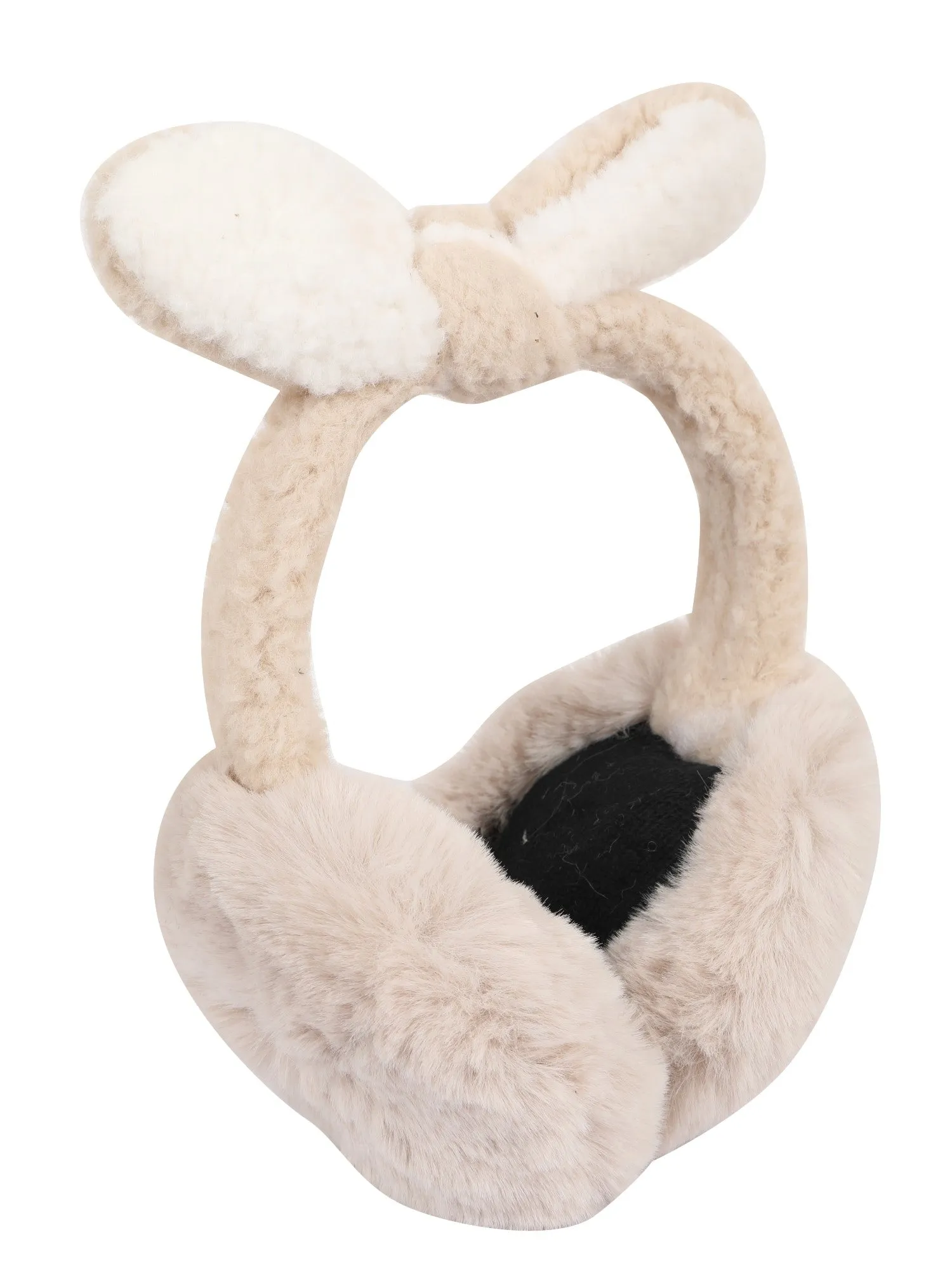 FabSeasons Winter Faux Fur Outdoor Ear Muffs / Warmer for Kids, Girls and Adults, Ideal for winters