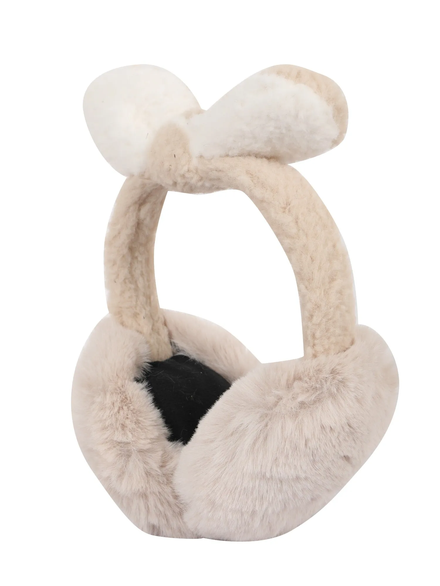 FabSeasons Winter Faux Fur Outdoor Ear Muffs / Warmer for Kids, Girls and Adults, Ideal for winters