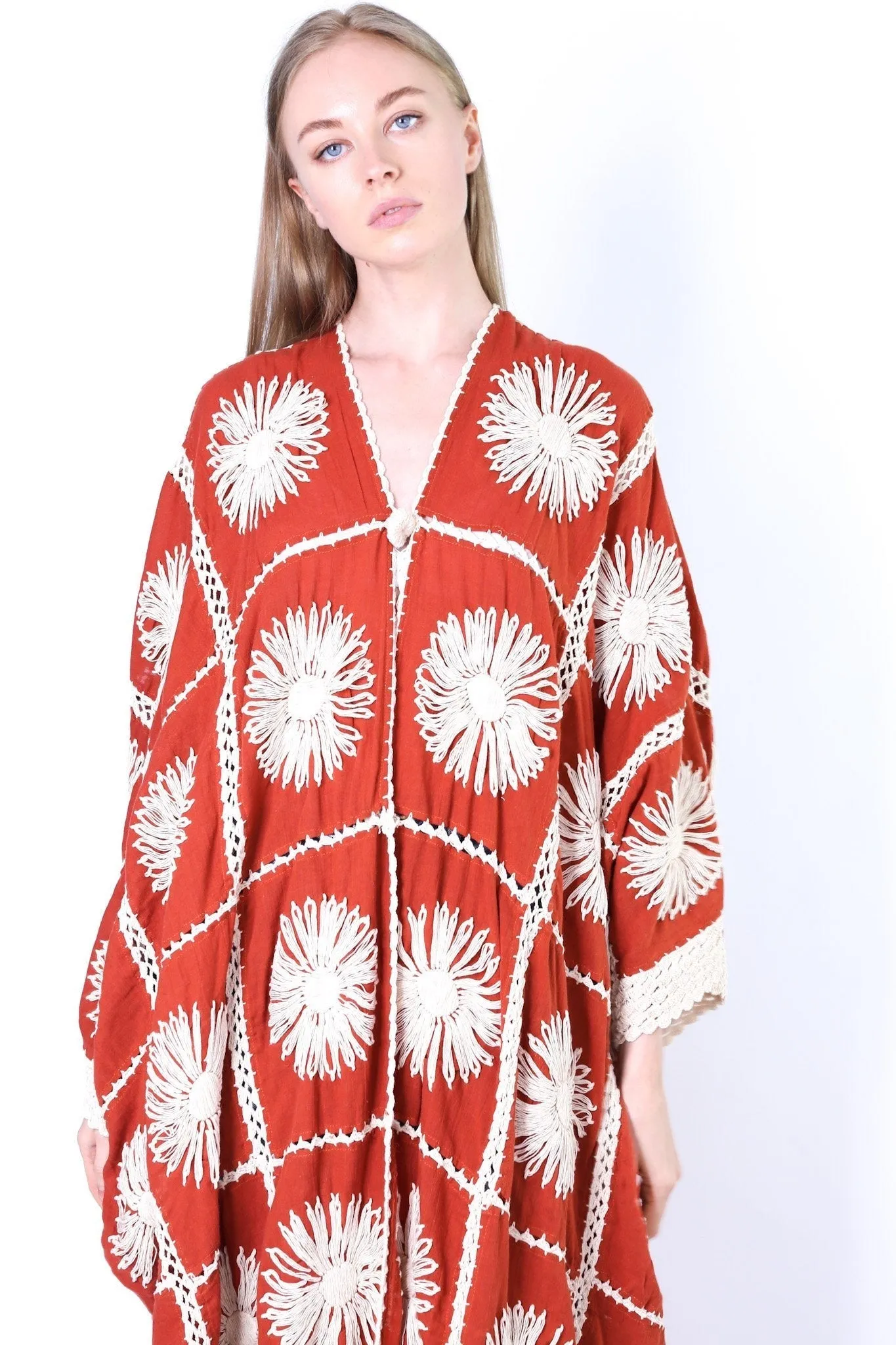 FLORA CROCHET KIMONO