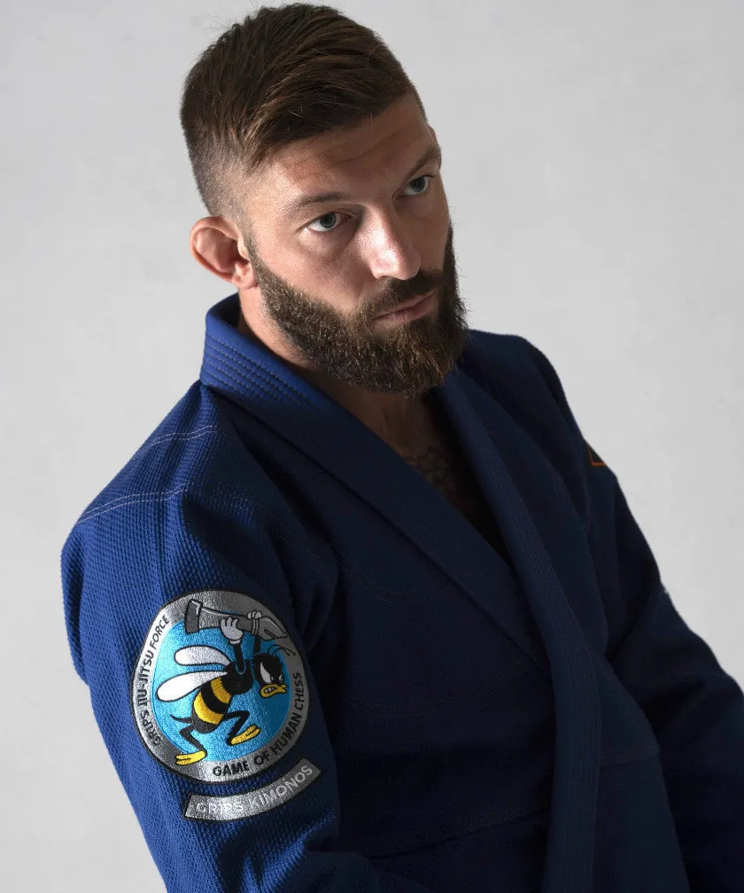 GR1PS BJJ GI Primero Aviator Limited Edition Size A0-A5 Blue Royal