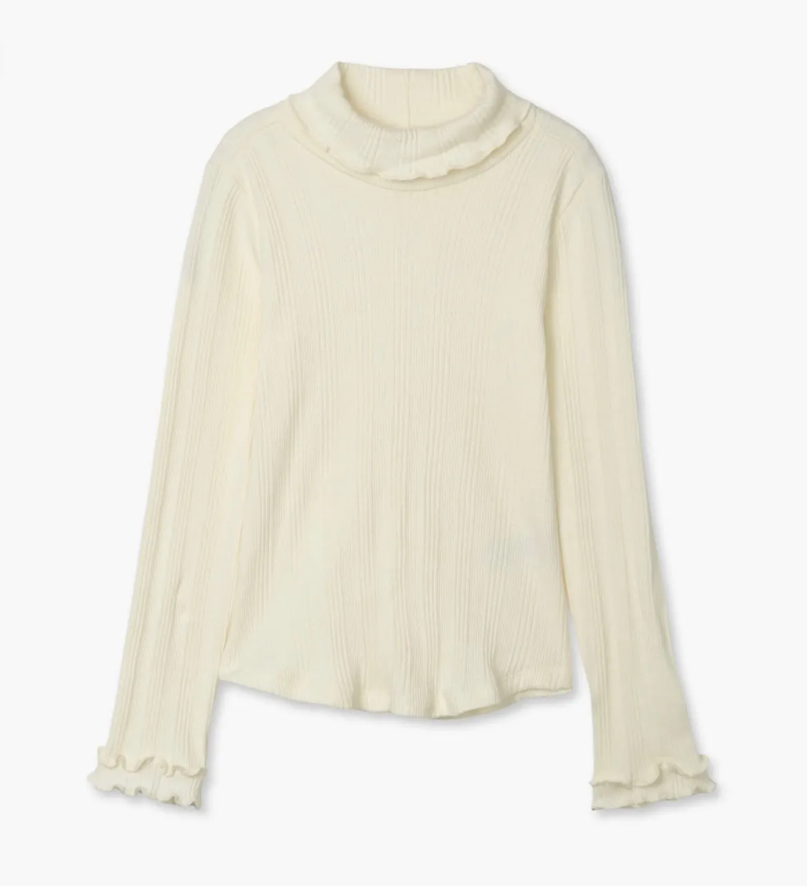 Hatley Girls Winter Cream Turtleneck