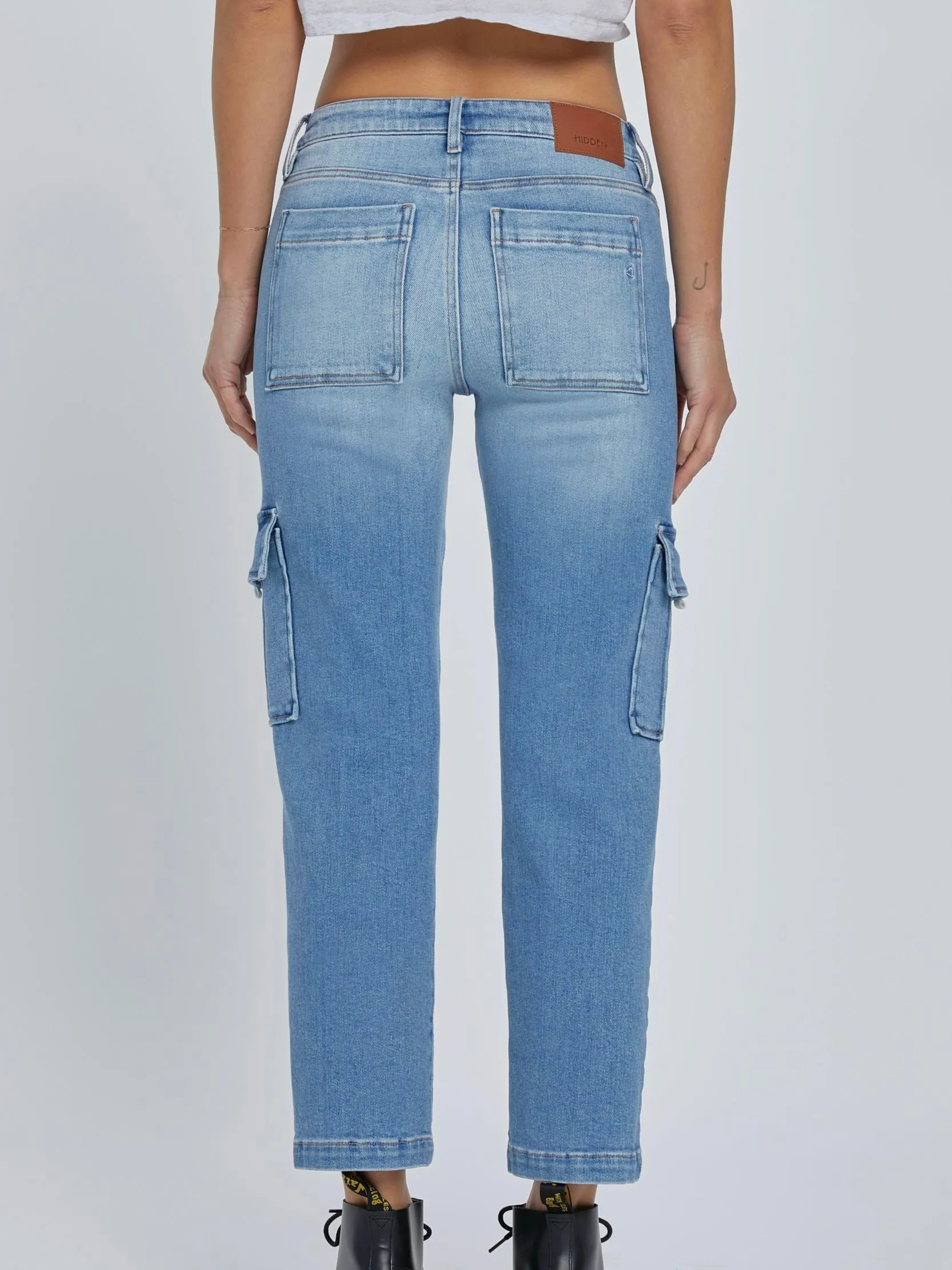 Hidden Jeans : Tracey Cropped Cargo