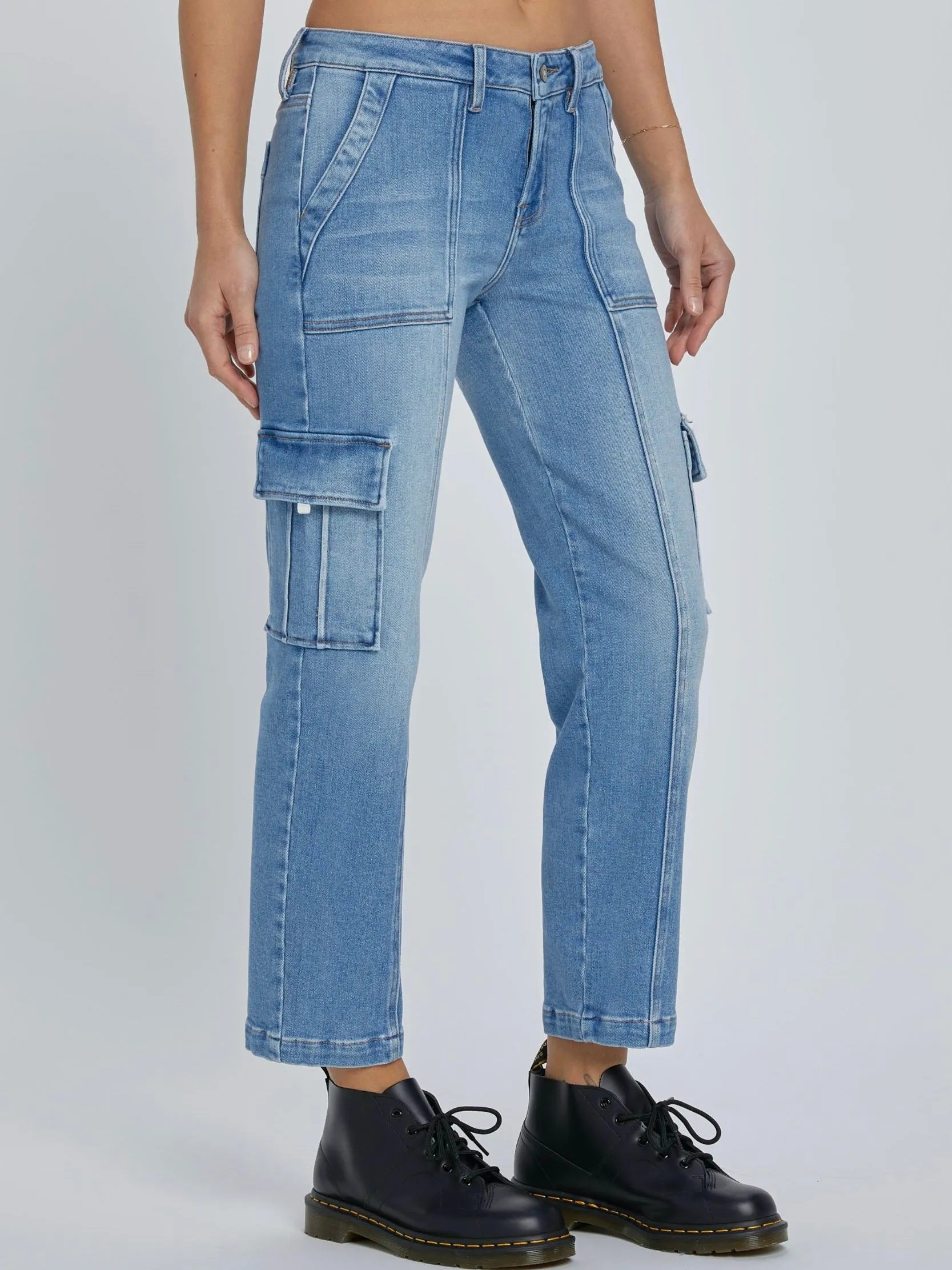 Hidden Jeans : Tracey Cropped Cargo