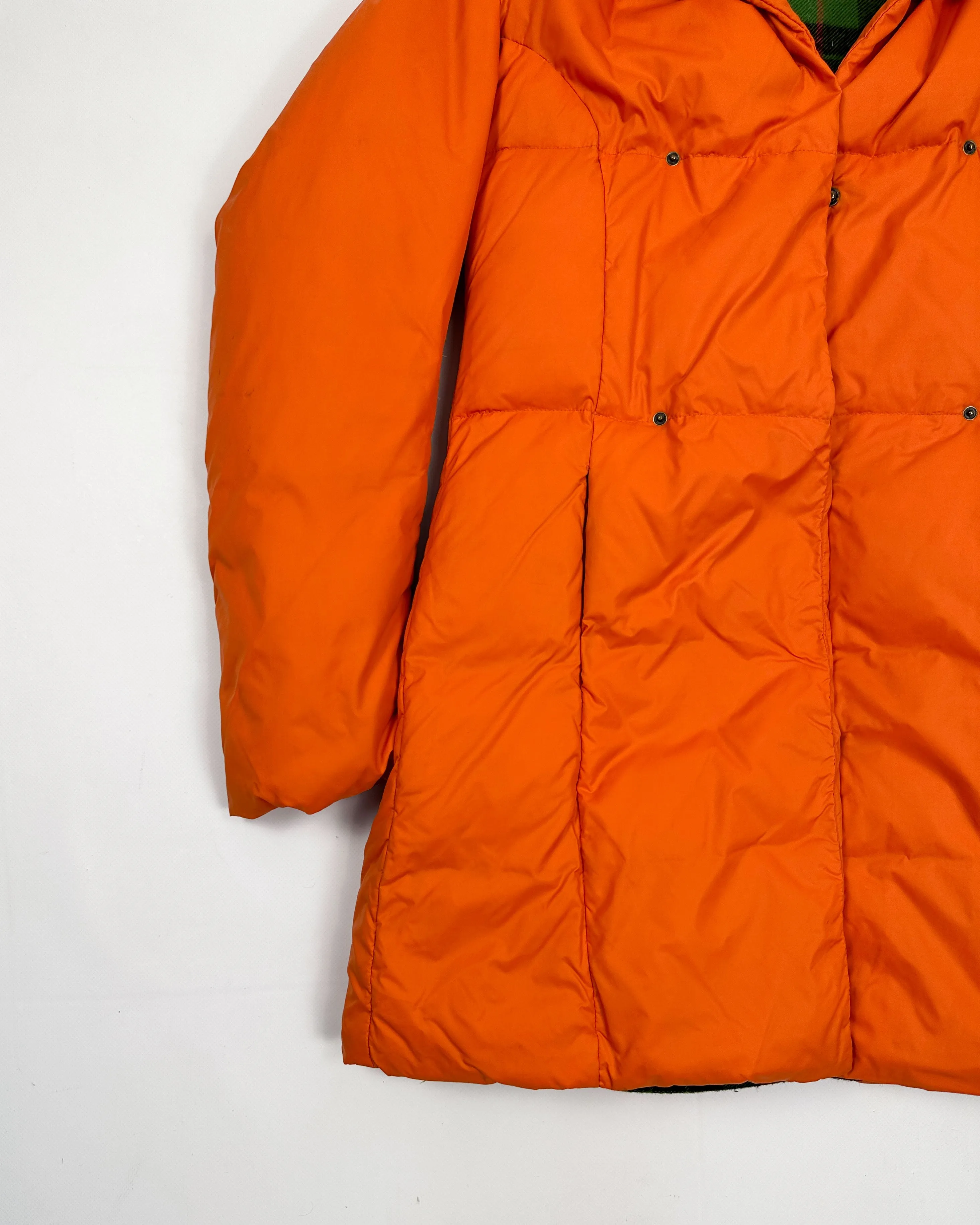 Jean Paul Gaultier Orange Long Padded Jacket 1990's