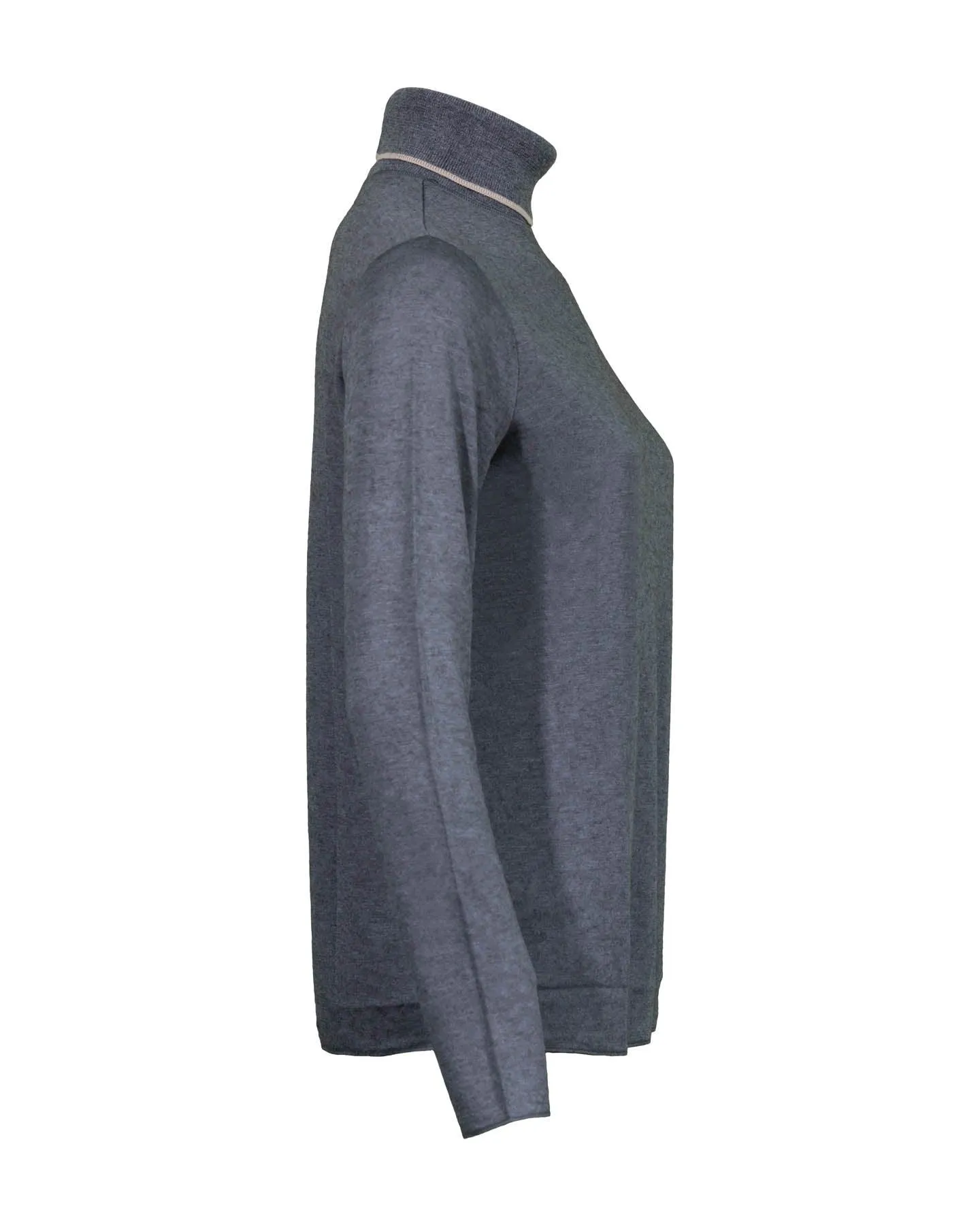 Jersey Blend Turtleneck Anthracite