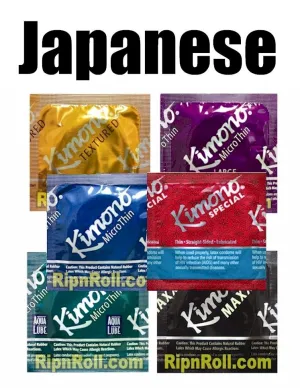 Kimono Brand Condoms Assortment Sampler from RipnRoll.com