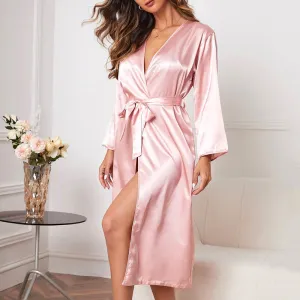 Kimono Femme Rose Pale