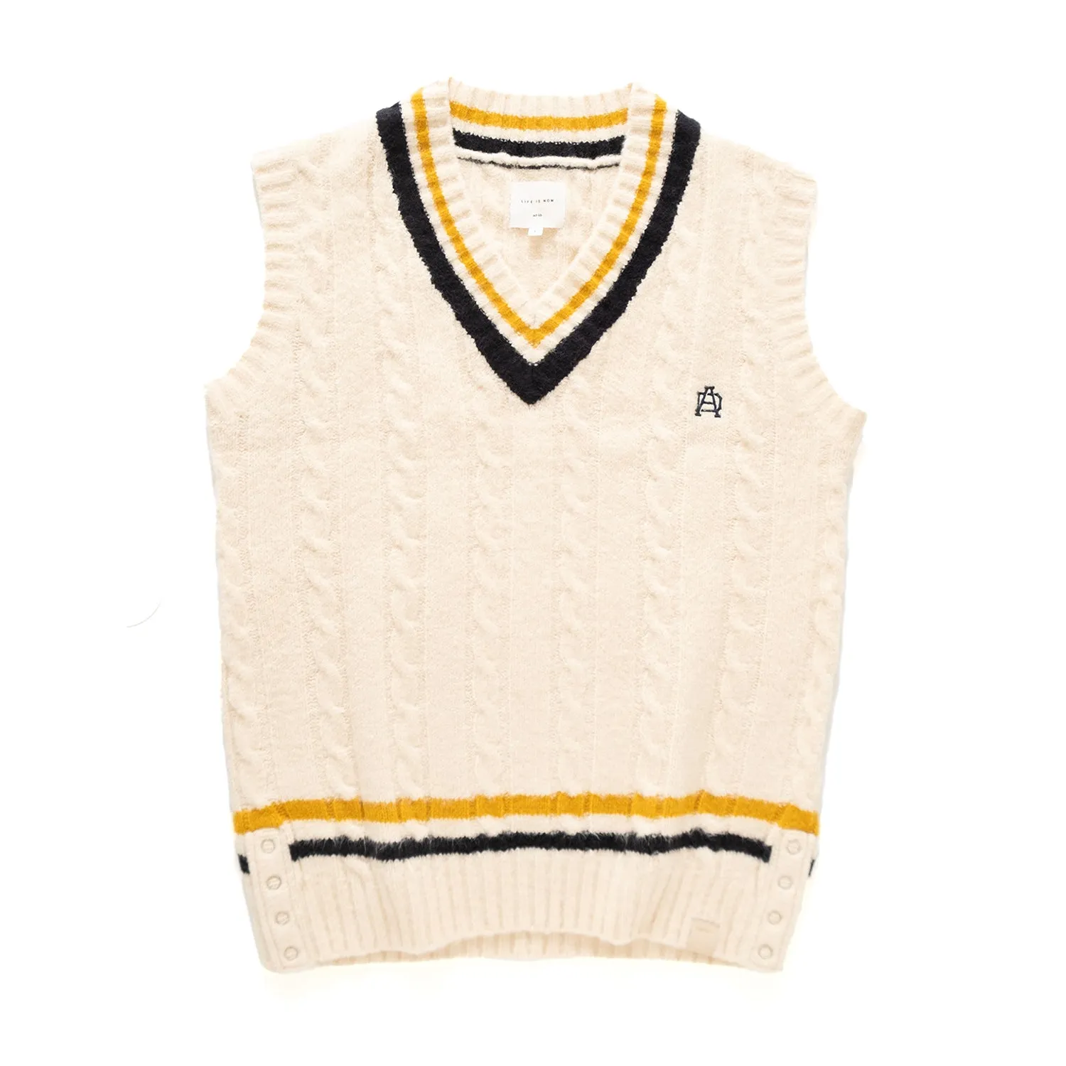 (KN060) Knitted V Neck Vest