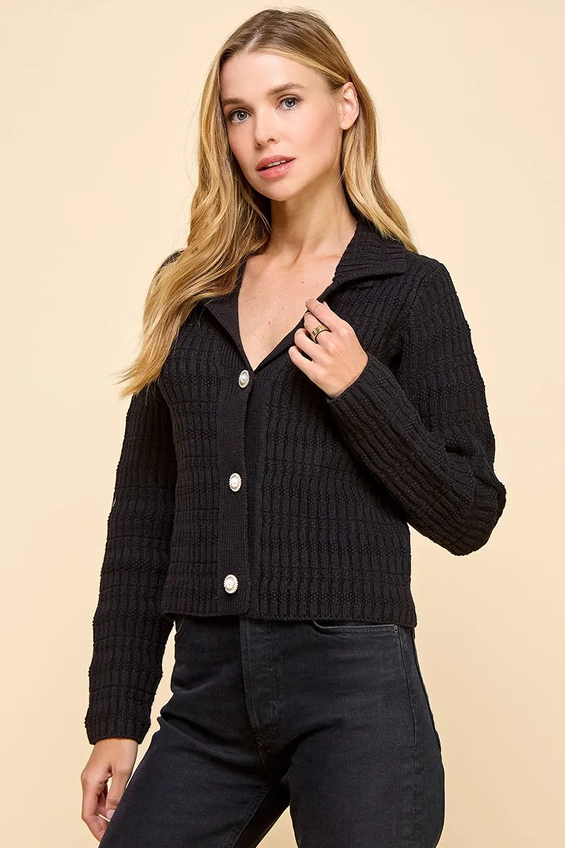 Knit Collared Blazer