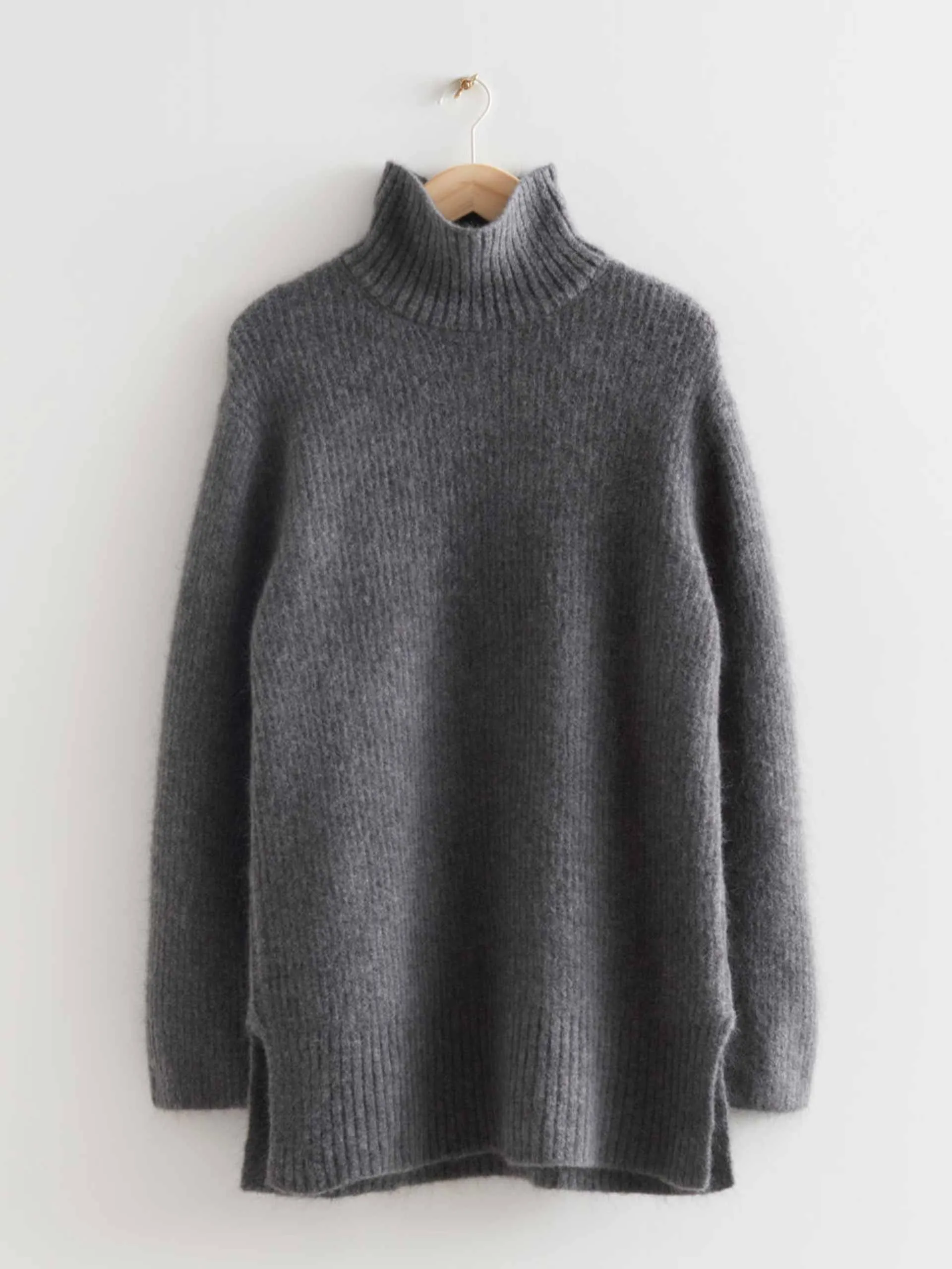 Knitted turtleneck jumper