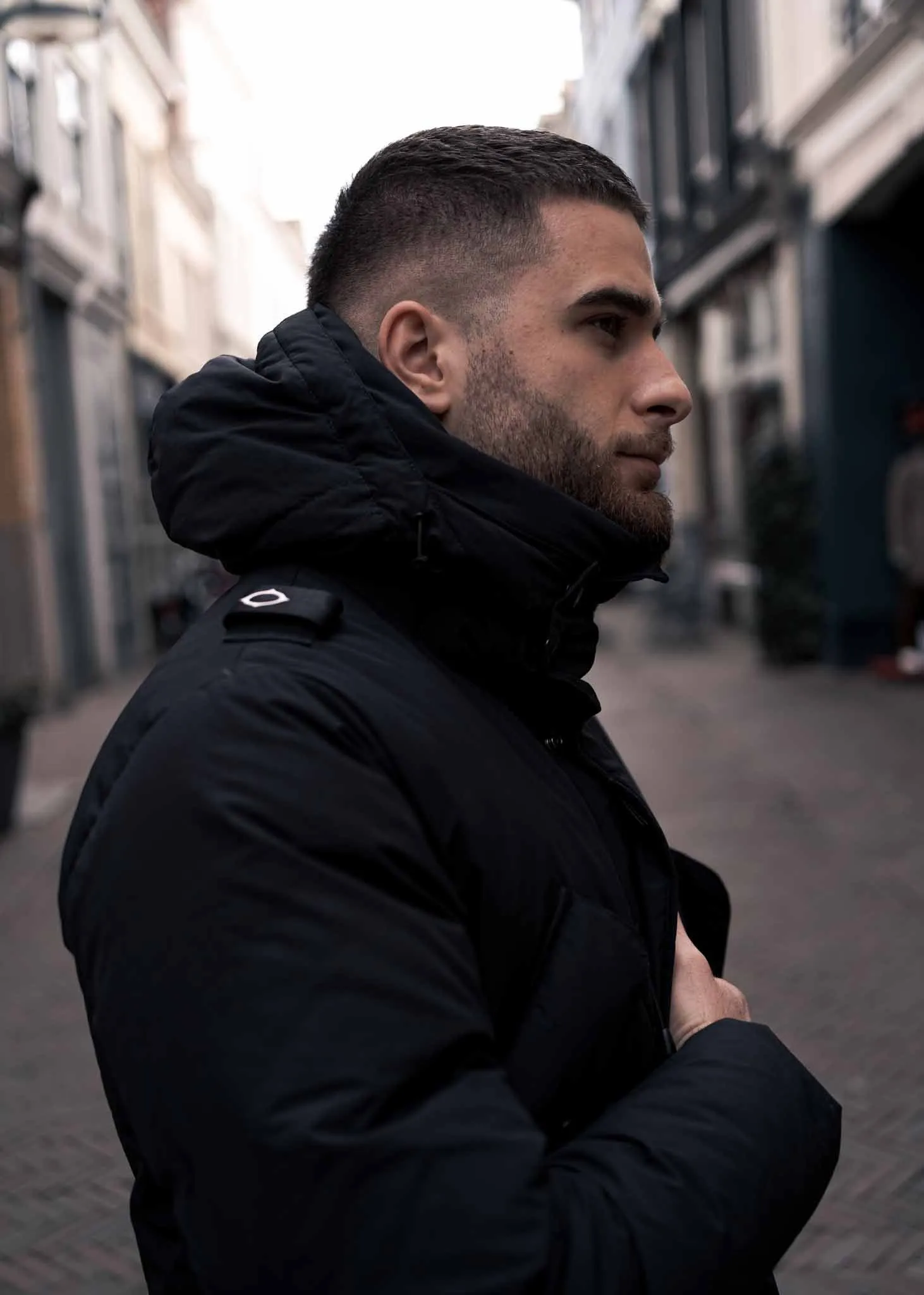 L-21 down jacket - jet black