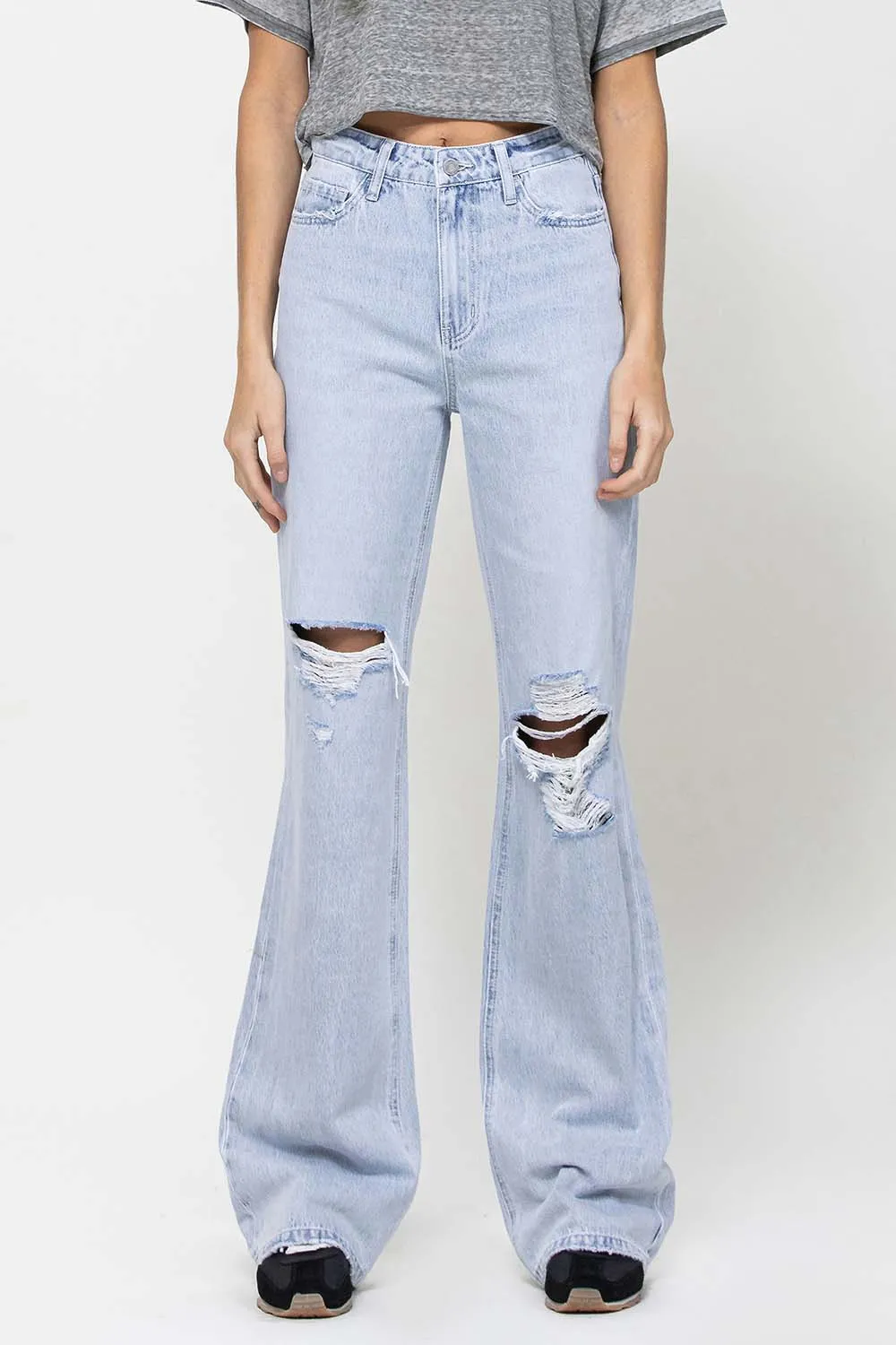 Leslie 90s Flare Hi Waist Jeans by Vervet