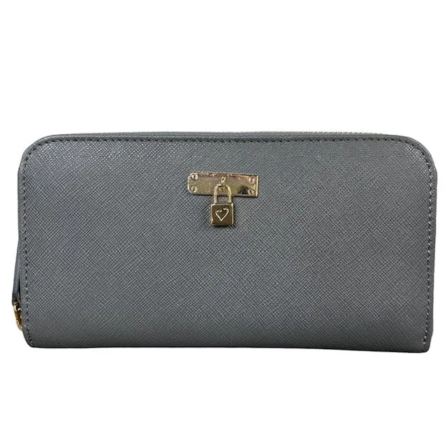 Long Zip Wallet 12CC Safiano