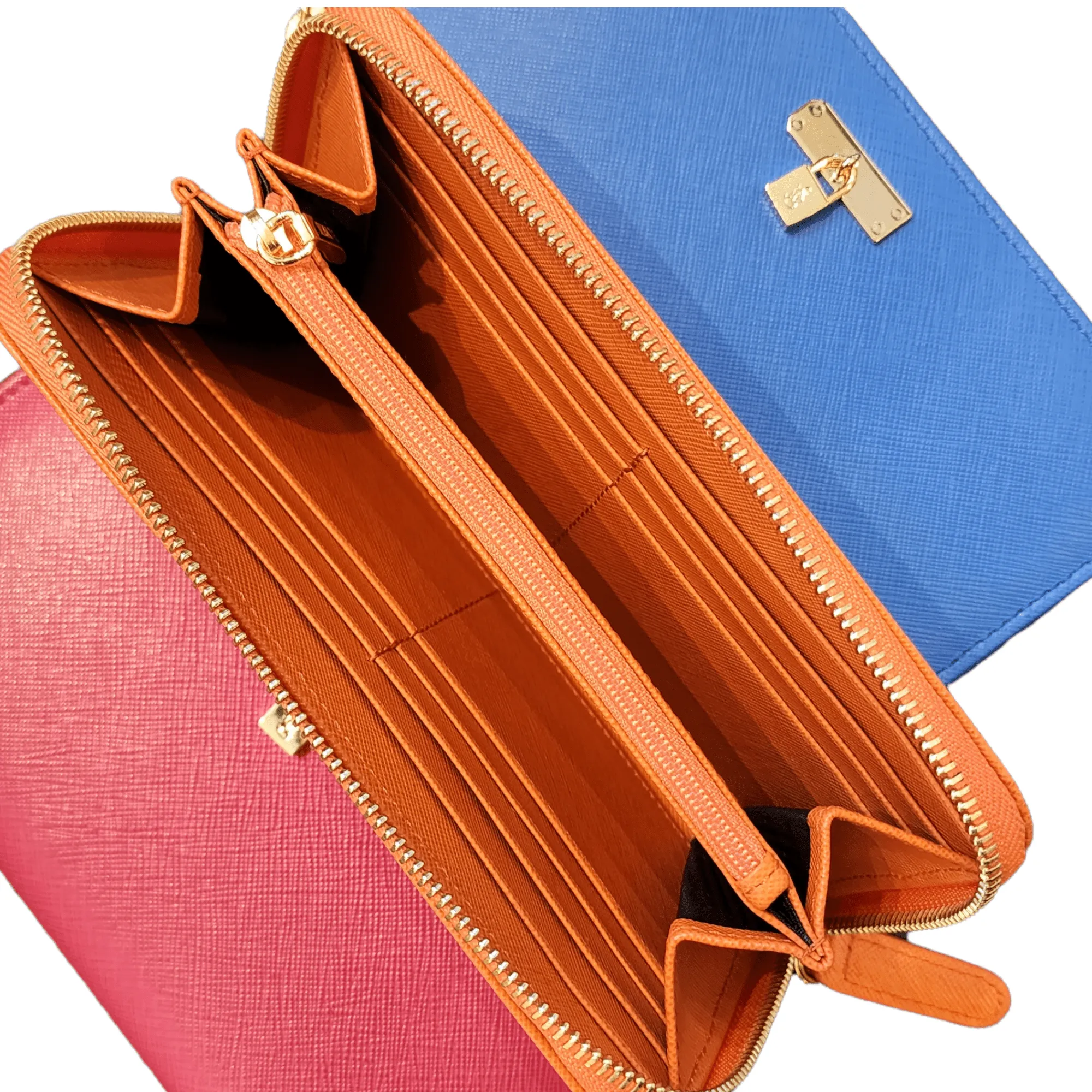 Long Zip Wallet 12CC Safiano