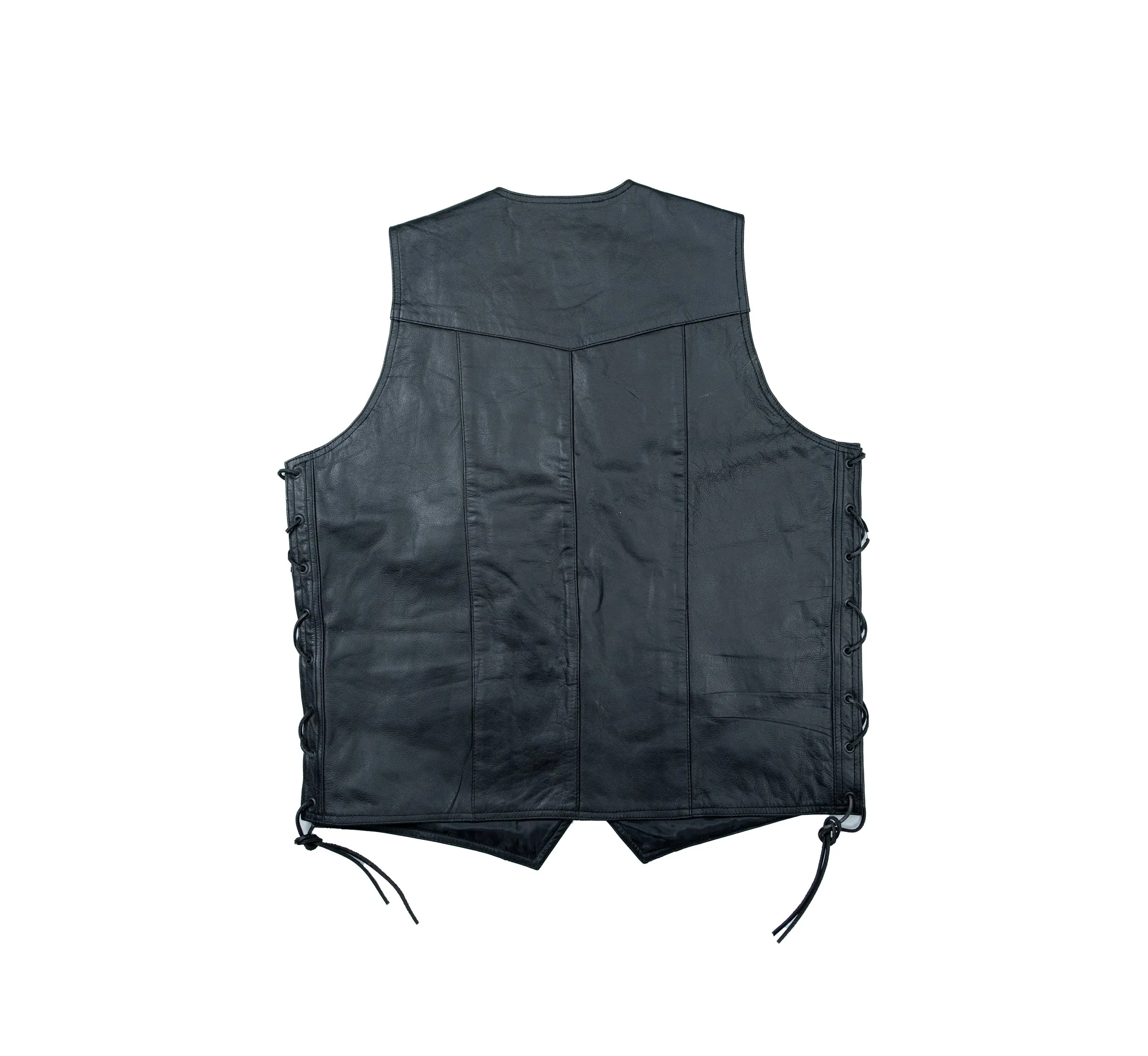 Lucky Leather 117 SL Men's Motorcycle Vest