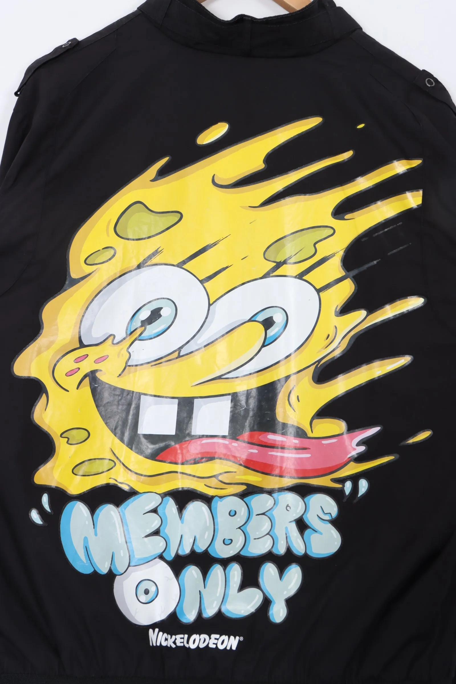 MEMBERS ONLY x NICKELODEON SpongeBob SquarePants Windbreaker Jacket (XL)