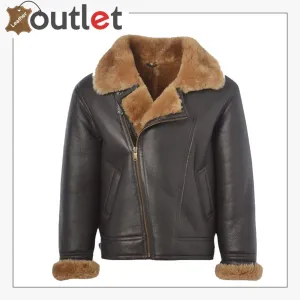 Men B3 Bomber Shearling Jacket