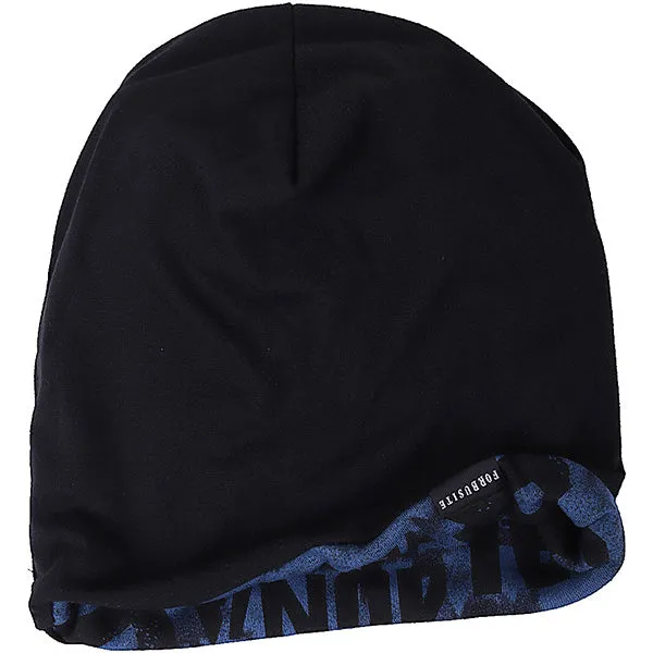 Men Jersey Scrawl Beanie Hat B411